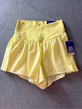 JoyLab - Yellow High-Waist Active Shorts